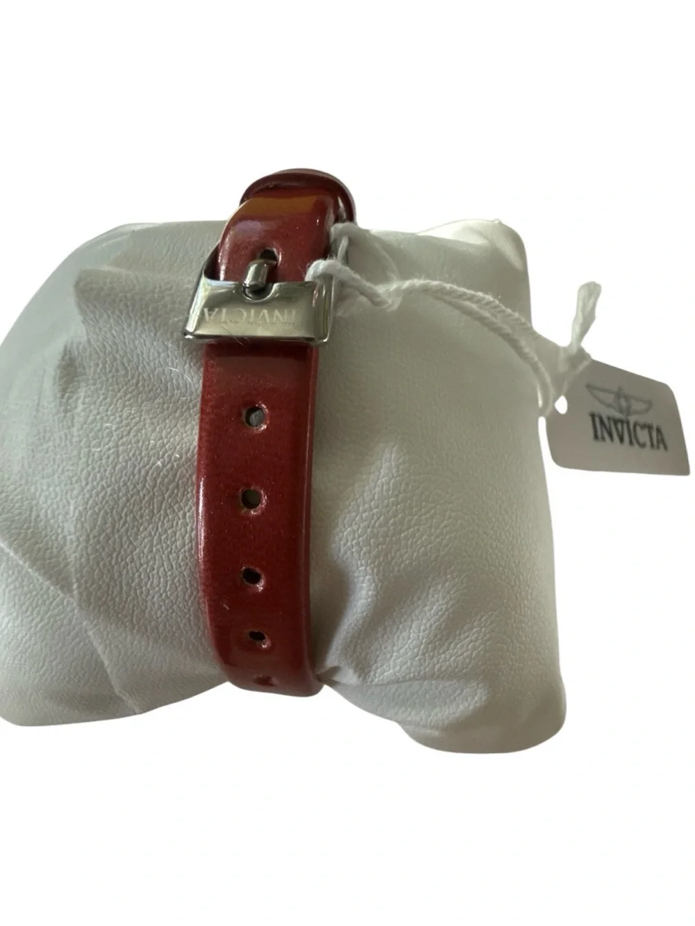 NEW Invicta Women’s Crystal Red Strap Alice In Wonderland Vibe Statement Glam